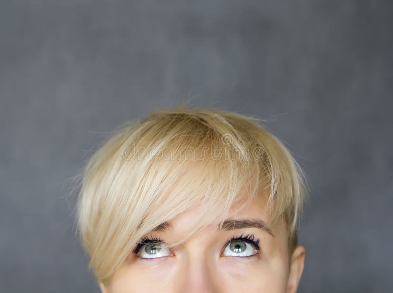 Woman looking up