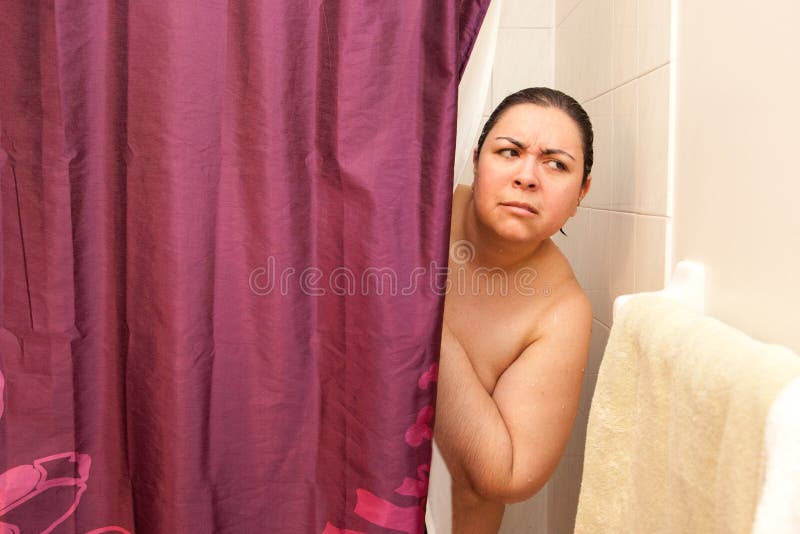 Busty mature shower