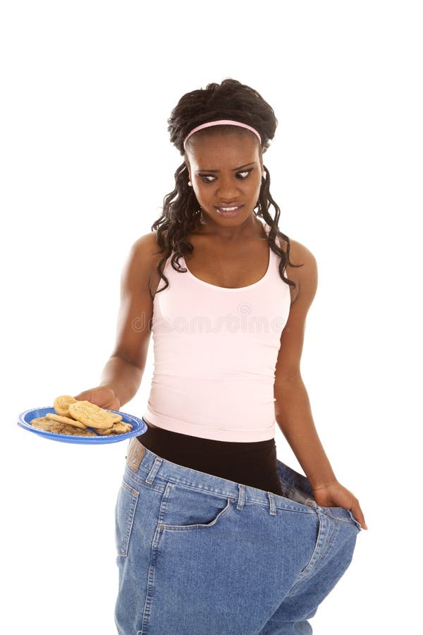 Woman lost weight cookies big pants