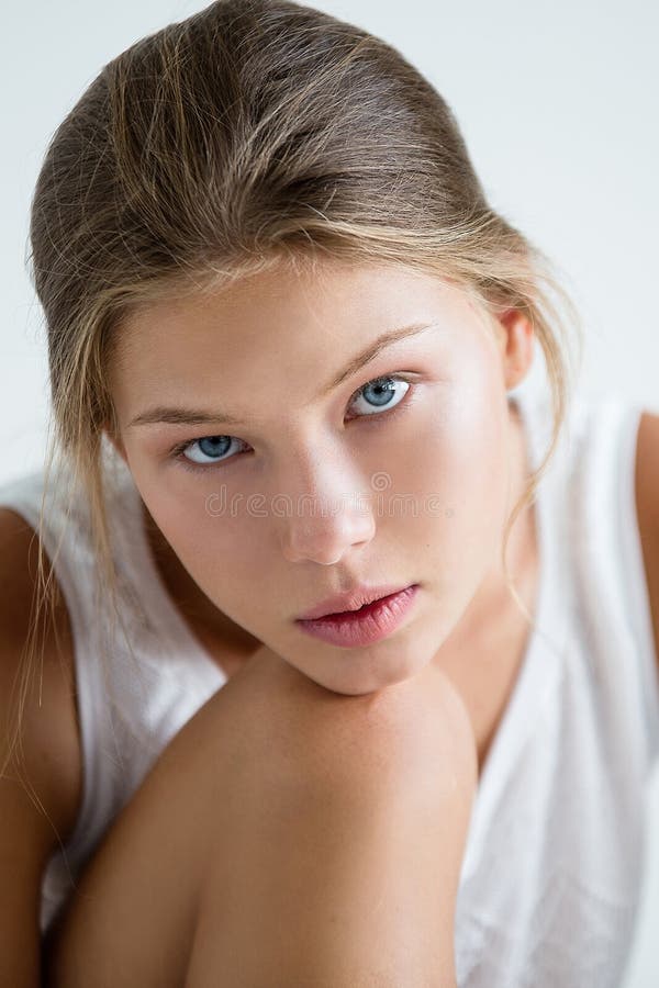 Woman without Makeup, Beautiful Pleasant Face, Blonde Hair Pulled Back, Selective Focus, Head Rests on Knees Stock Image - Image of back, confident: 193888331 Woman without Makeup, Beautiful Pleasant Face, Blonde Hair Pulled Back, Selective Focus, Head Rests on Knees Stock Image - Image of back, confident: 193888331