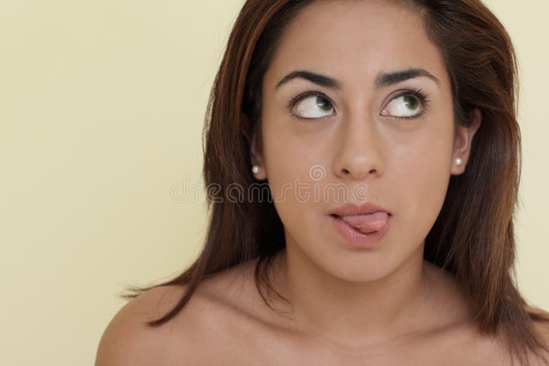 Woman Making A Funny Face Stock Image Image Of Adult 15396685