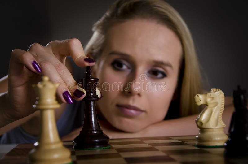 Next move stock image. Image of brown, chess, expression - 39607989