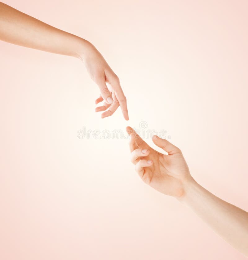 Woman and man hands stock image Image of healthcare 38095919