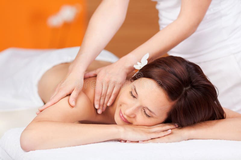 Woman Getting a Shoulder Massage Stock Photo - Image of injury, lady:  4750108