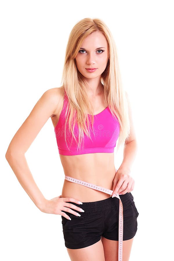 Woman Measuring Perfect Shape Of Beautiful Hips Stock Photo - Image: 26728120