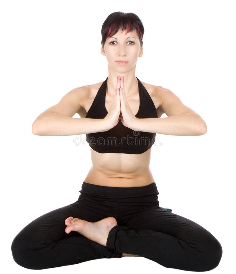 Woman meditating