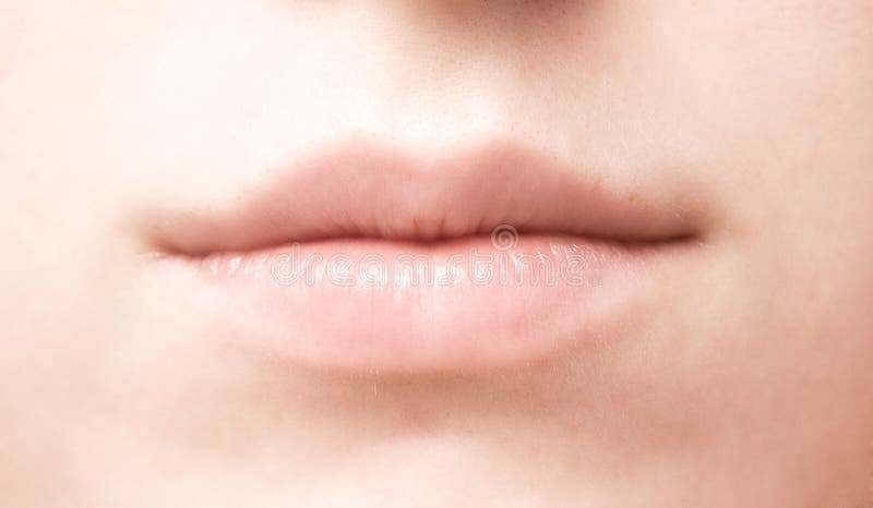 Woman mouth closeup