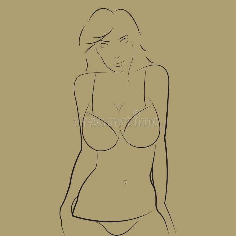 Girl Standing Nude Big Tits