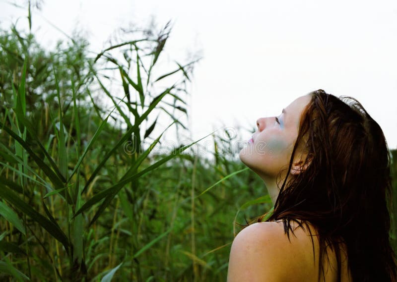 Woman in nature