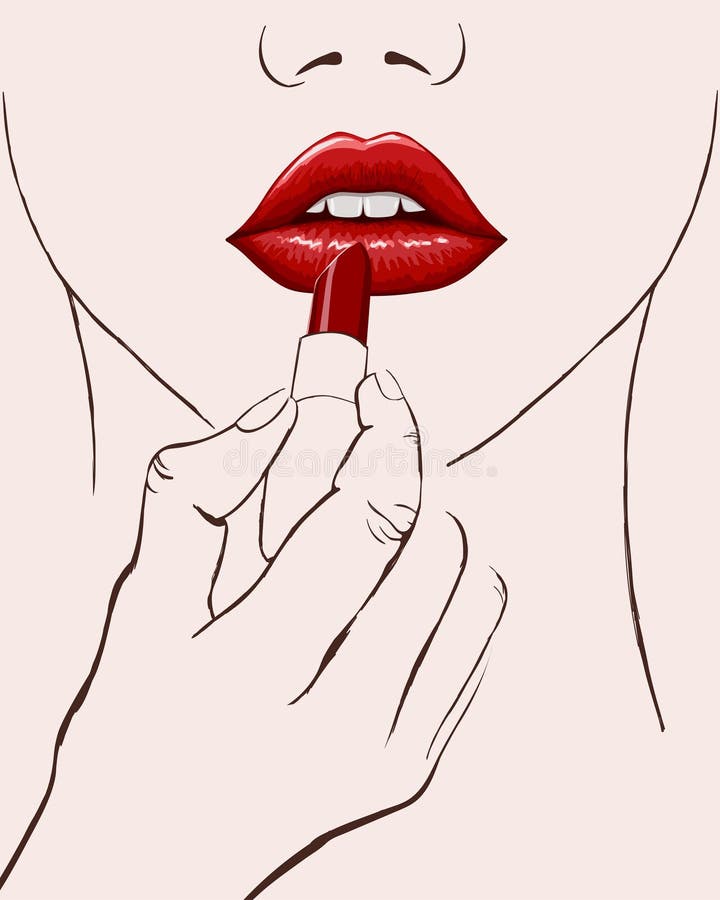 Mouth Red Lips Stock Illustrations - 14,804 Mouth Red Lips S