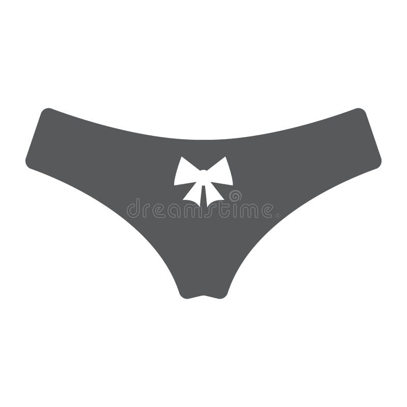 Panties glyph icon. Silhouette symbol. Negative space. Vector isolated  illustration 4239656 Vector Art at Vecteezy