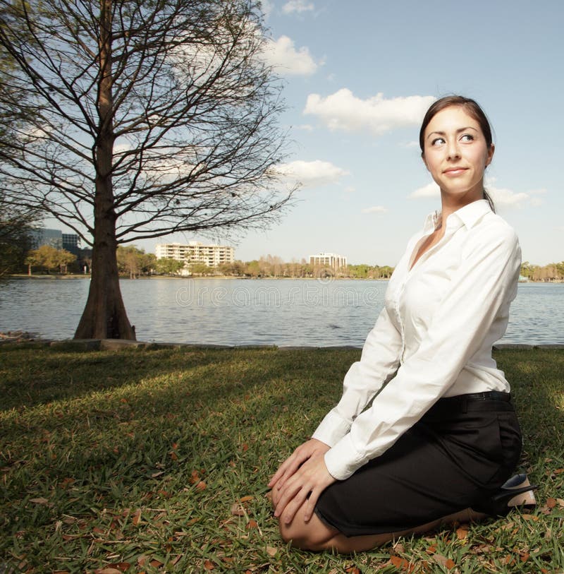 Woman in the park