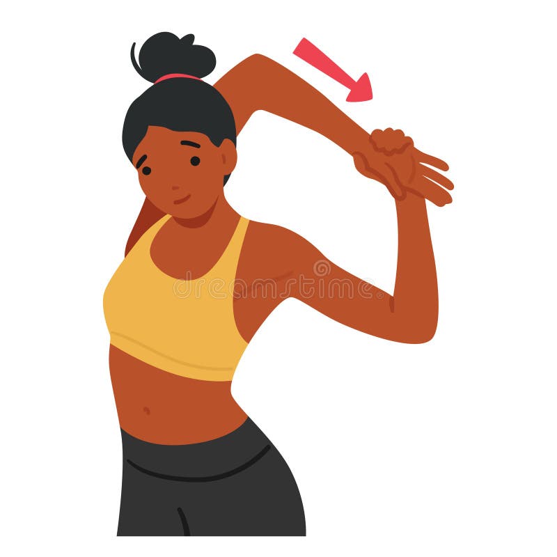 Woman Flexing Muscle - Openclipart