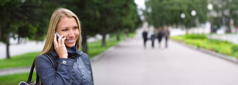 Woman with phone