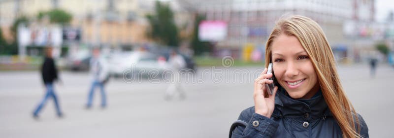 Woman with phone