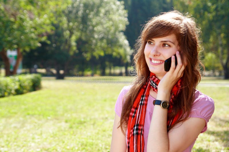 Woman with phone