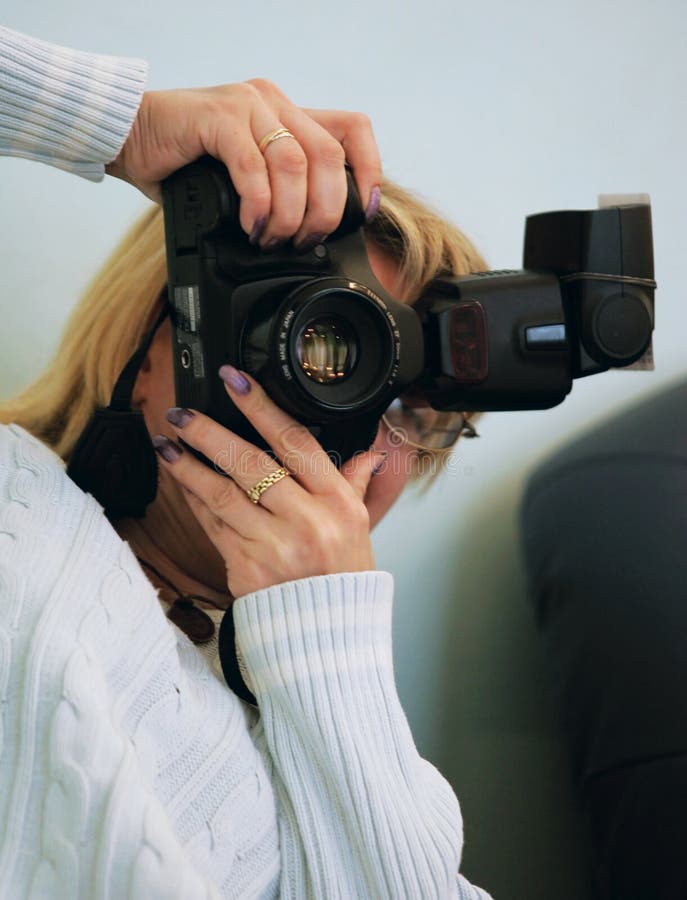 Woman photographer