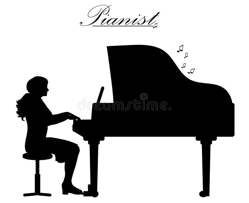 woman play piano