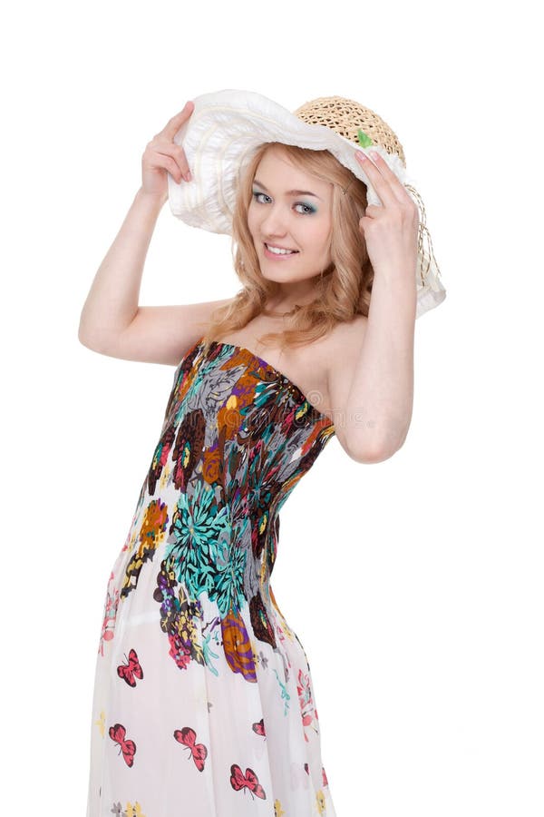 638 Hat Sundress Wearing Woman Photos - Free & Royalty-Free Stock ...