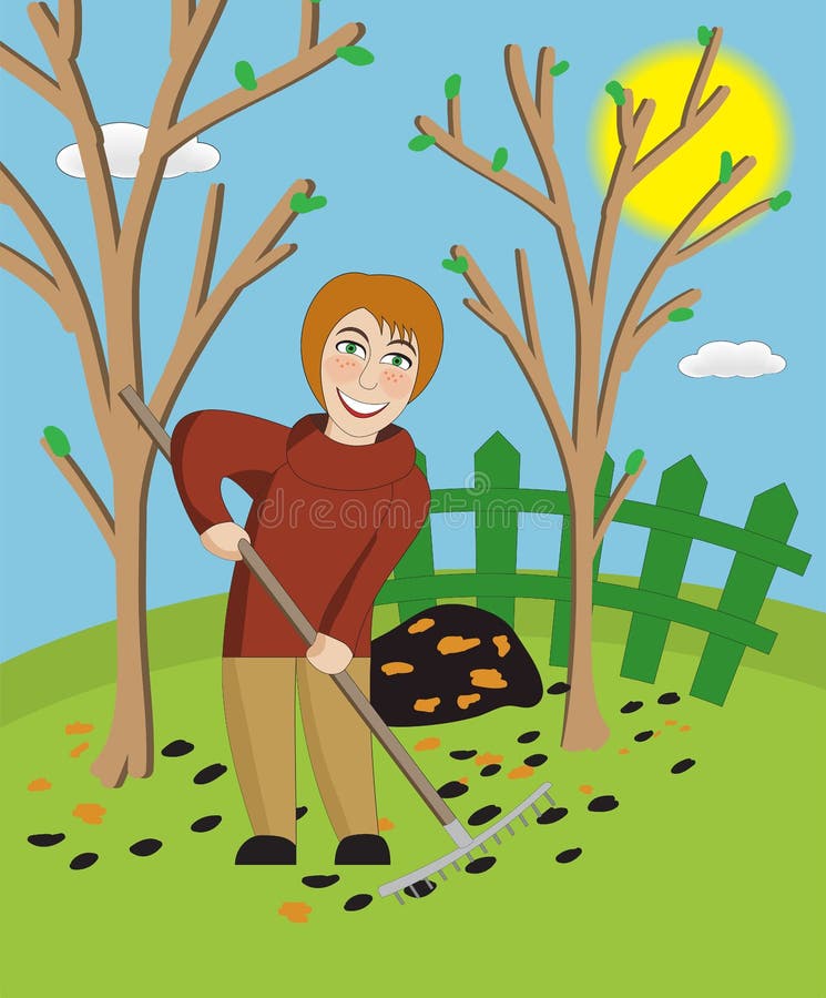 Spring cleaning stock vector. Illustration of countryside - 30047903