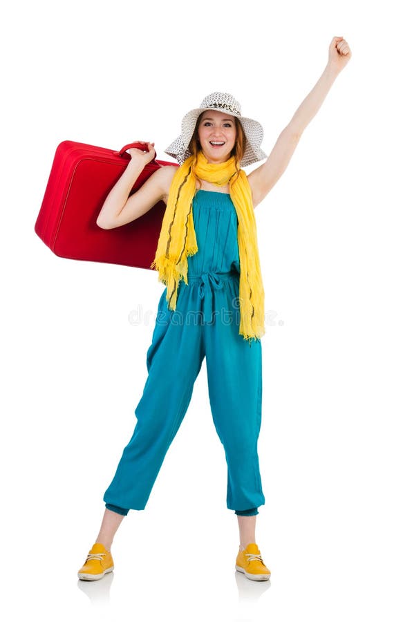 Woman ready for summer holiday