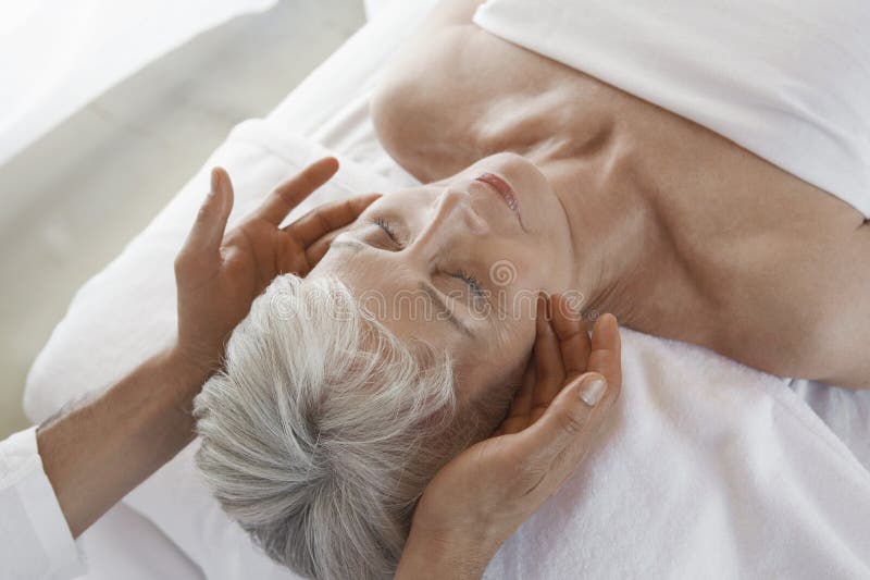 Woman Receiving Massage