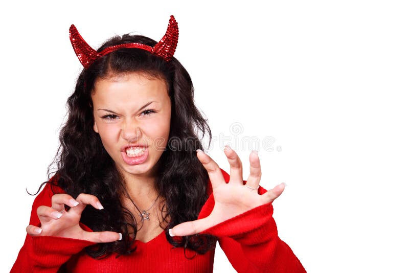 Woman In Red V Neck Long Sleeve Shirt And Red Headband Free Public Domain Cc0 Image