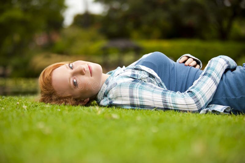 Woman relaxing