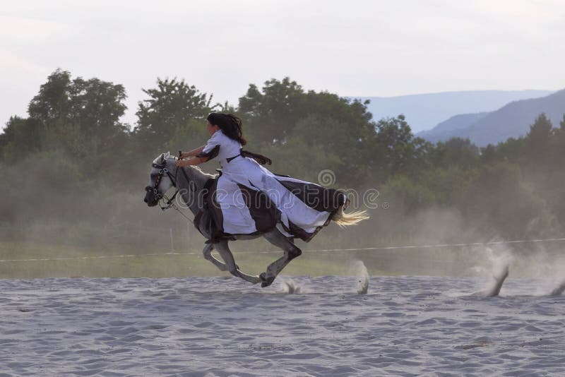 Woman Riding