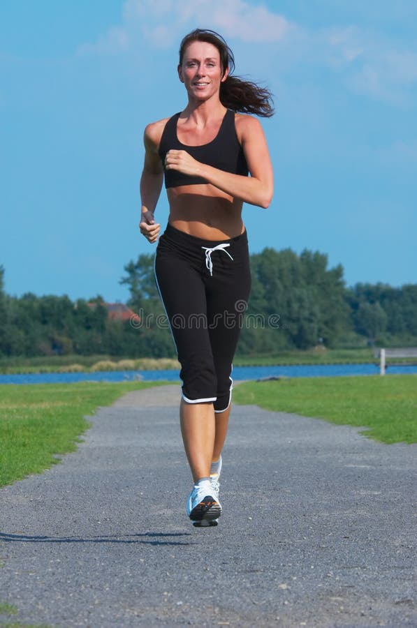 Woman running