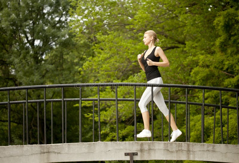 Woman running