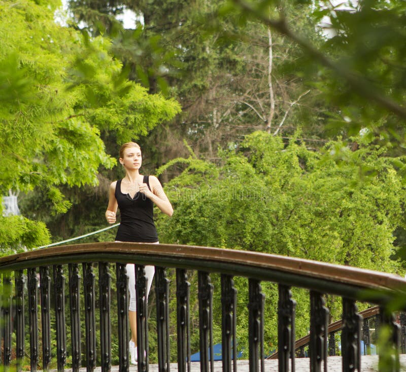 Woman running