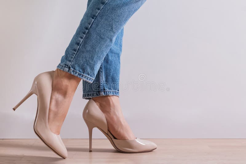 Blue Jean High Heel Boots | Tajna Shoes – Tajna Club