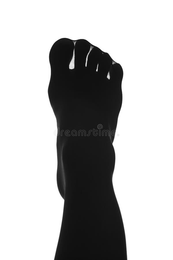Beautiful Flexible Pointed Feet Stock Photo 1128724697