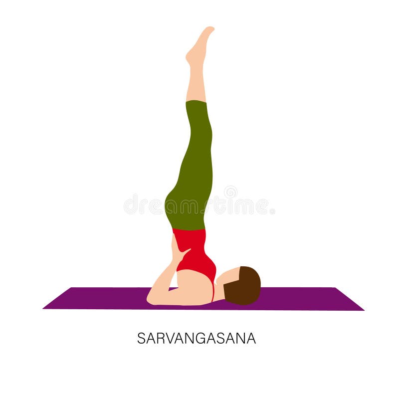 Sarvangasana or Salamba Sarvangasana (Shoulder Stand Pose)