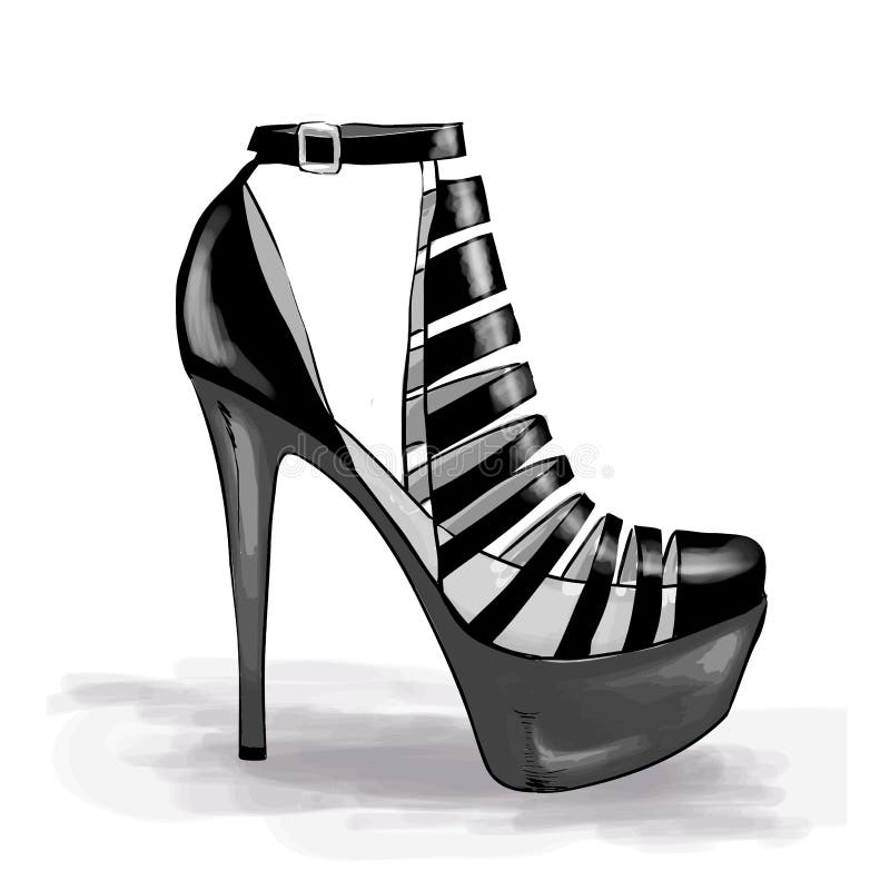 Premium Vector | Legs in high heels drawing legs with high heel shoes  wearing high heels female legs minimal drawing