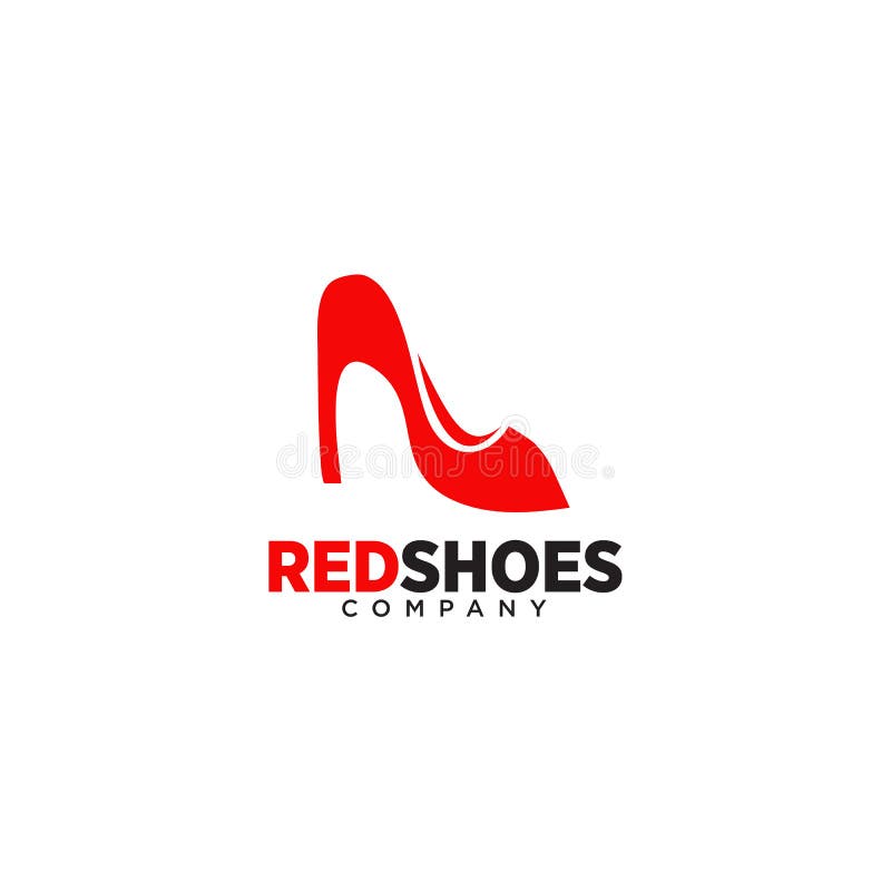 Woman Shoes Logo Design Vector Template Stock Vector - Illustration of ...