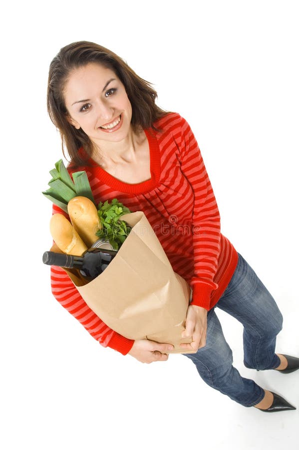 Woman with shopping bag