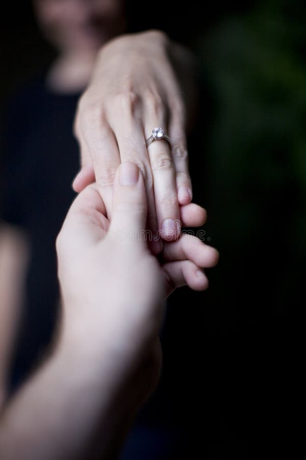 Woman Showing Wedding Ring Picture. Image 7835514