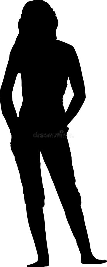 Woman silhouette