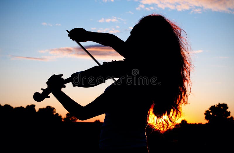 Beautiful violinist stock photo. Image of inspiration 17491734