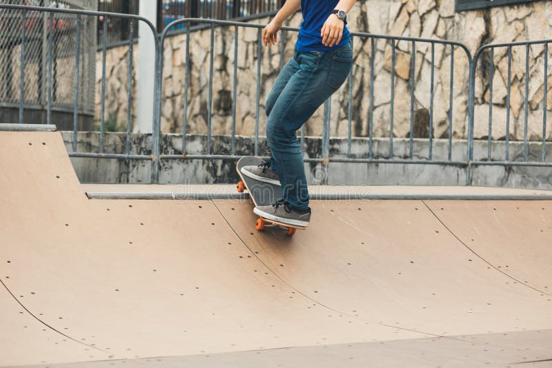 Skateboarding on City Street Stock Photo - Image of dynamic, subculture ...