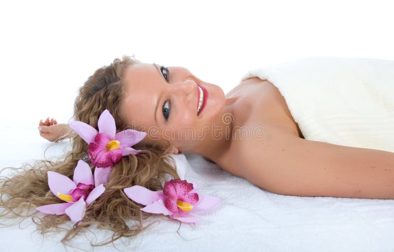 Woman at spa