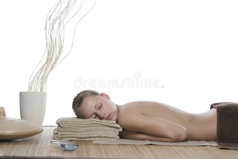 Woman in spa