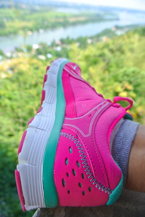 Woman sport shoe.