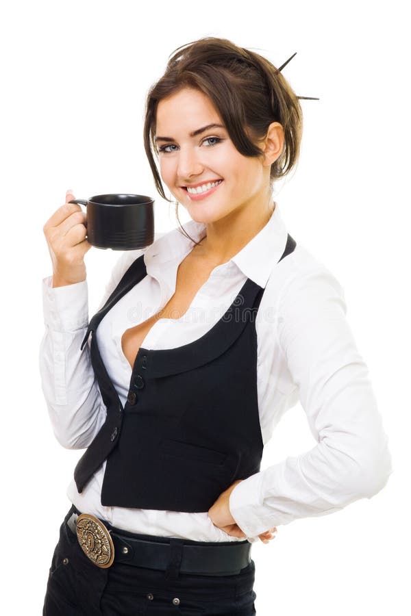 Работа кофе леди. Девушка стоящий с кружкой. Девушка стоит с чашкой кофе. Бизнес леди с кофе. Девушка стоящая с кофе.