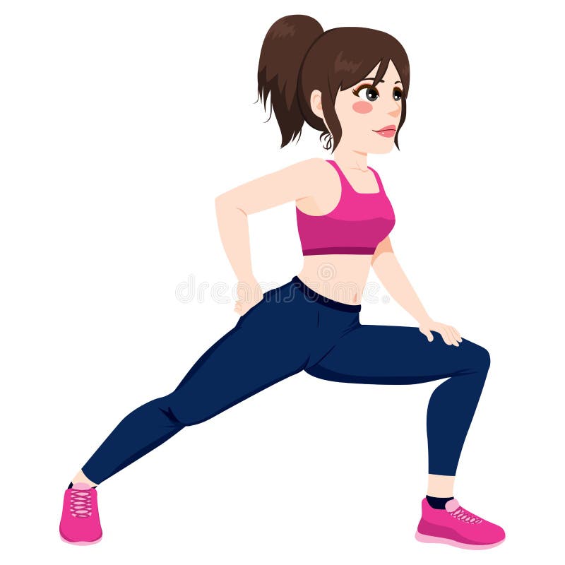 Woman Is Stretching Her Long Legs On The Fitness And Circuit Training Stock  Photo - Download Image Now - iStock