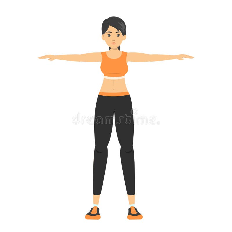 Stretching Arms Clipart