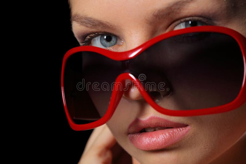 Woman in sunglasses