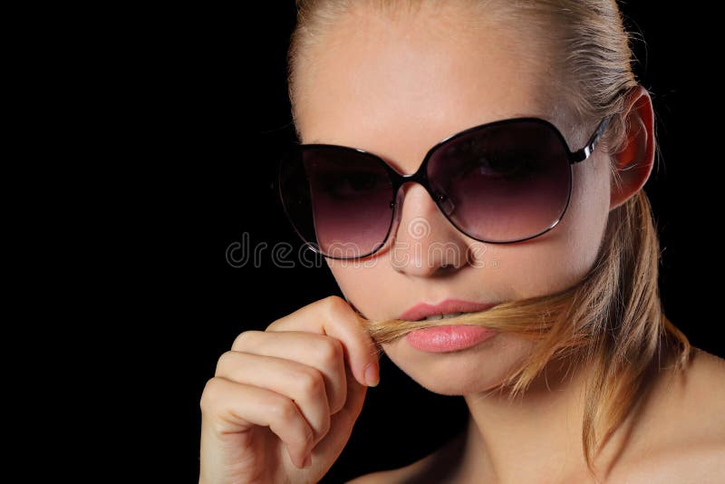 Woman in sunglasses